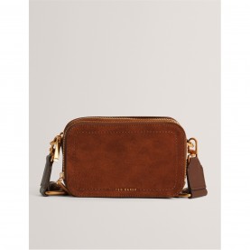 Ted Baker Ted Suede Camera bag Ld61 - Brown всички,чанти,ted,baker,ted,suede,camera,bag,ld61,brown