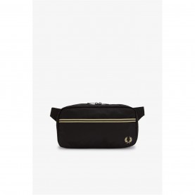 Fred Perry Fred Tape Crossbody Sn63 - Blk/Gld 102 всички,чанти,аксесоари,на,разпродажба,fred,perry,fred,tape,crossbody,sn63,blk,gld,102