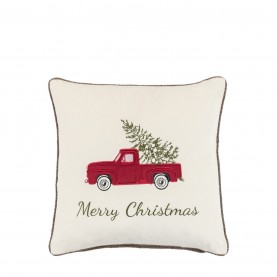 Gallery Merry Christmas Car Cushion 450x450mm - White gallery,merry,christmas,car,cushion,450x450mm,white