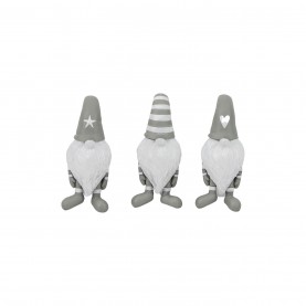 Gallery Pothanger Grey (Set of 3) 45x35x95mm - Grey аксесоари,на,разпродажба,gallery,pothanger,grey,(set,of,3),45x35x95mm,grey