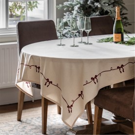 Gallery Christmas Printed Table Cloth - Cream аксесоари,на,разпродажба,gallery,christmas,printed,table,cloth,cream