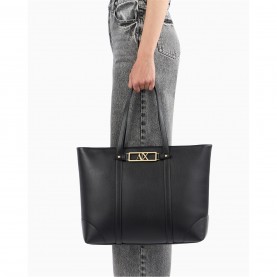 Armani Exchange SHOPPING BAG - Black всички,чанти,armani,exchange,shopping,bag,black