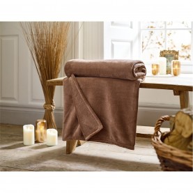 Deyongs Snuggle Throw - 140x180cm - Umber аксесоари,на,разпродажба,deyongs,snuggle,throw,140x180cm,umber