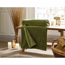 Deyongs Snuggle Throw - 140x180cm - Khaki deyongs,snuggle,throw,140x180cm,khaki
