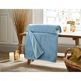Deyongs Snuggle Throw - 140x180cm - Light Blue аксесоари,на,разпродажба,deyongs,snuggle,throw,140x180cm,light,blue