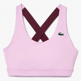 Бюстие Lacoste Sport Breathable Stretch Bralette - Pink бюстие,lacoste,sport,breathable,stretch,bralette,pink