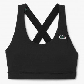 Бюстие Lacoste Sport Breathable Stretch Bralette - Black бюстие,lacoste,sport,breathable,stretch,bralette,black