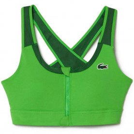 Бюстие Lacoste Sport Zipped Colour Block Stretch Bralette - Green бюстие,lacoste,sport,zipped,colour,block,stretch,bralette,green