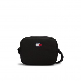 Tommy Jeans Womens Ess Daily Cross Logo Crossbody Bag - Black tommy,jeans,women,s,ess,daily,cross,logo,crossbody,bag,black