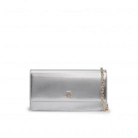 Дамско портмоне Tommy Hilfiger Womens Icon Wallet on Chain - Silver дамско,портмоне,tommy,hilfiger,women,s,icon,wallet,on,chain,silver