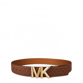 аксесоари,на,разпродажба,michael,michael,kors,logo,reversible,belt,pale,peanut