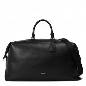 Paul Smith Mens Leather Holdall - Black paul,smith,men,s,leather,holdall,black