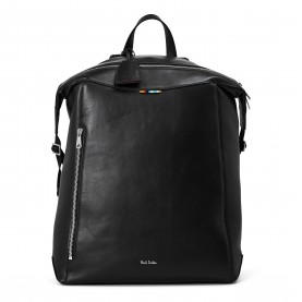 Paul Smith Mens Leather Backpack - Black paul,smith,men,s,leather,backpack,black