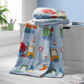 Catherine Lansfield Kids Catheri Digger Dreams 62 - Blue подаръци,и,играчки,домашни,потреби,обзавеждане,и,меки,мебели,catherine,lansfield,kids,catheri,digger,dreams,62,blue