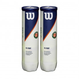 Wilson Roland Garros All Ct 4ball 2pk Tennis Ball Unisex Adults - Yellow всички,коледни,подаръци,тенис,в,училище,спорт,в,училище,аксесоари,за,тенис,на,корт,топки,за,тенис,на,корт,wilson,roland,garros,all,ct,4ball,2pk,tennis,ball