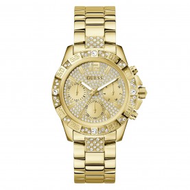 Часовник Guess GUESS Majesty Watch - Gold/Gold часовник,часовници,коледни,подаръци,за,нея,всички,коледни,подаръци,guess,guess,majesty,watch,gold,gold