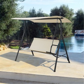 градина,/,на,открито,linea,royale,3,seater,swing,cream,black
