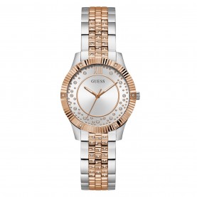 часовник,часовници,guess,guess,starstruck,watch,silver,rose,gold