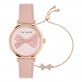 часовник,часовници,ted,baker,ted,baker,phylipa,iconic,watch,bracelet,set,rose,g,pink