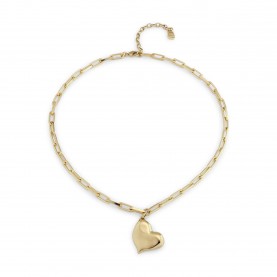 UNOde50 18k Gold-Plated Heart Necklace - Gold unode50,18k,gold,plated,heart,necklace,gold