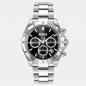 Boss Gents BOSS Hero Stainless Steel Bracelet Watch - Silver boss,gents,boss,hero,stainless,steel,bracelet,watch,silver