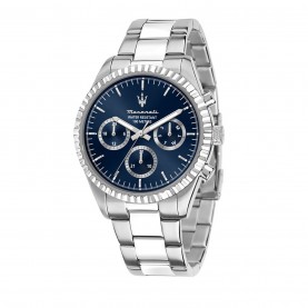 часовник,часовници,maserati,men's,competizione,analogue,quartz,watch,blue,silver