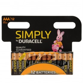 Duracell Simply 12 Pack AAA Batteries - duracell,simply,12,pack,aaa,batteries,