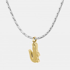 Lacoste Gents Arthor Necklace - Bi-Metal lacoste,gents,arthor,necklace,bi,metal