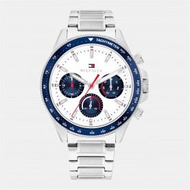 часовник,бижутерия,часовници,tommy,hilfiger,tommy,hilfiger,mens,stainless,steel,bracelet,watch,silver