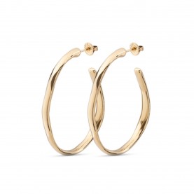 UNOde50 18k Gold-Plated Hoop Earrings - Gold unode50,18k,gold,plated,hoop,earrings,gold