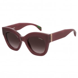 Слънчеви очила Levis Womens Levis UV Protection Round Sunglasses - Red слънчеви,очила,слънчеви,очила,дамски,слънчеви,очила,levis,women,s,levi,s,uv,protection,round,sunglasses,red