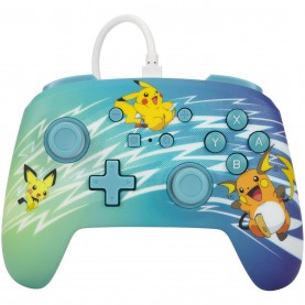 powera,enhanced,wired,nintendo,switch,pikachu,evolution,controller,pikachu,evo
