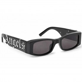 Слънчеви очила Palm Angels Mens Angel Rectangle Sunglasses - Black Dark Grey слънчеви,очила,слънчеви,очила,мъжки,слънчеви,очила,аксесоари,на,разпродажба,palm,angels,men,s,angel,rectangle,sunglasses,black,dark,grey