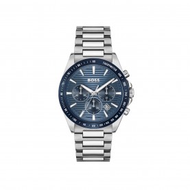 часовник,бижутерия,часовници,аксесоари,на,разпродажба,boss,men's,strike,chronograph,watch,blue,steel