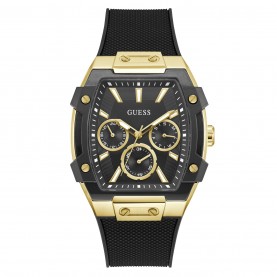 часовник,бижутерия,часовници,guess,men's,phoenix,analogue,quartz,watch,black,metallic