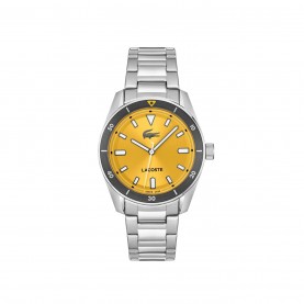 часовник,часовници,lacoste,lacoste,watches,men's,boston,39mm,3,hands,watch,yellow,steel