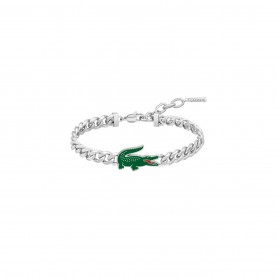 Lacoste Mens Arthor Stainless Steel Bracelet - Silver lacoste,mens,arthor,stainless,steel,bracelet,silver