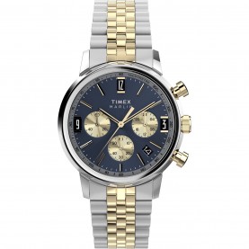 Timex Marlin Quartz Chrono - Blue/Silver часовници,timex,marlin,quartz,chrono,blue,silver