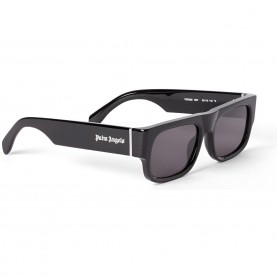 Слънчеви очила Palm Angels Mens Midway Rectangle Sunglasses - Black Dark Grey слънчеви,очила,слънчеви,очила,мъжки,слънчеви,очила,аксесоари,на,разпродажба,palm,angels,men,s,midway,rectangle,sunglasses,black,dark,grey