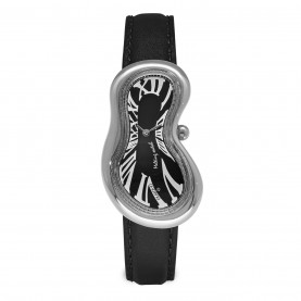 часовник,часовници,exaequo,melting,quartz,analogue,watch,black,dial