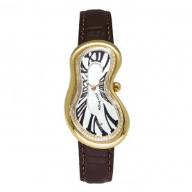 часовник,часовници,exaequo,melting,quartz,analogue,watch,white,dial