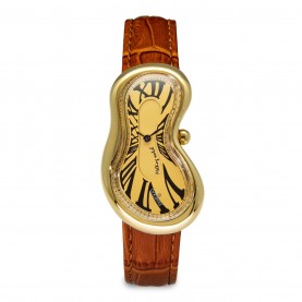 часовник,часовници,exaequo,melting,quartz,analogue,watch,gold,dial