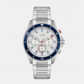 часовник,часовници,lacoste,mens,mainsail,watch,white,steel