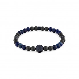 аксесоари,на,разпродажба,tommy,hilfiger,tommy,hilfiger,mens,black,and,blue,ip,lapis,carbon,fibre,reinforced,polymer,beaded,bracelet,blue