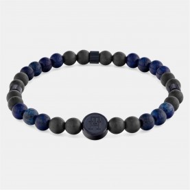 бижутерия,аксесоари,на,разпродажба,tommy,hilfiger,mens,black,and,blue,ip,lapis,carbon,fibre,reinforced,polymer,beaded,bracelet,blue