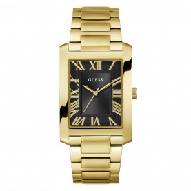 часовник,бижутерия,часовници,guess,men's,clyde,analogue,quartz,watch,black,gold