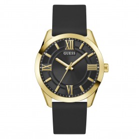 Часовник Guess Mens Elliot Analogue Quartz Watch - Black/Gold часовник,часовници,бижутерия,аксесоари,на,разпродажба,guess,men,s,elliot,analogue,quartz,watch,black,gold