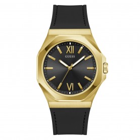 часовник,бижутерия,часовници,аксесоари,на,разпродажба,guess,men's,jewell,emperor,analogue,quartz,watch,black,gold