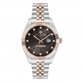 часовник,часовници,philipp,plein,superlative,watch,brown,metallics