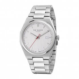 Часовник Ted Baker Mens Barteen Quartz Analogue Quartz Watch - Silver/Silver часовник,часовници,бижутерия,аксесоари,на,разпродажба,ted,baker,men,s,barteen,quartz,analogue,quartz,watch,silver,silver